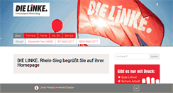 Desktop Screenshot of dielinke-rhein-sieg.de