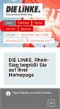 Mobile Screenshot of dielinke-rhein-sieg.de